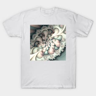 A Fractal Pattern of Subtle Pastel Colors T-Shirt